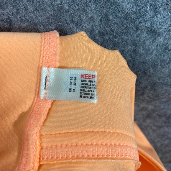 Free People Movement Leggings Small Neon Orange High Rise Infinity Cutout Capri - Picture 11 of 12